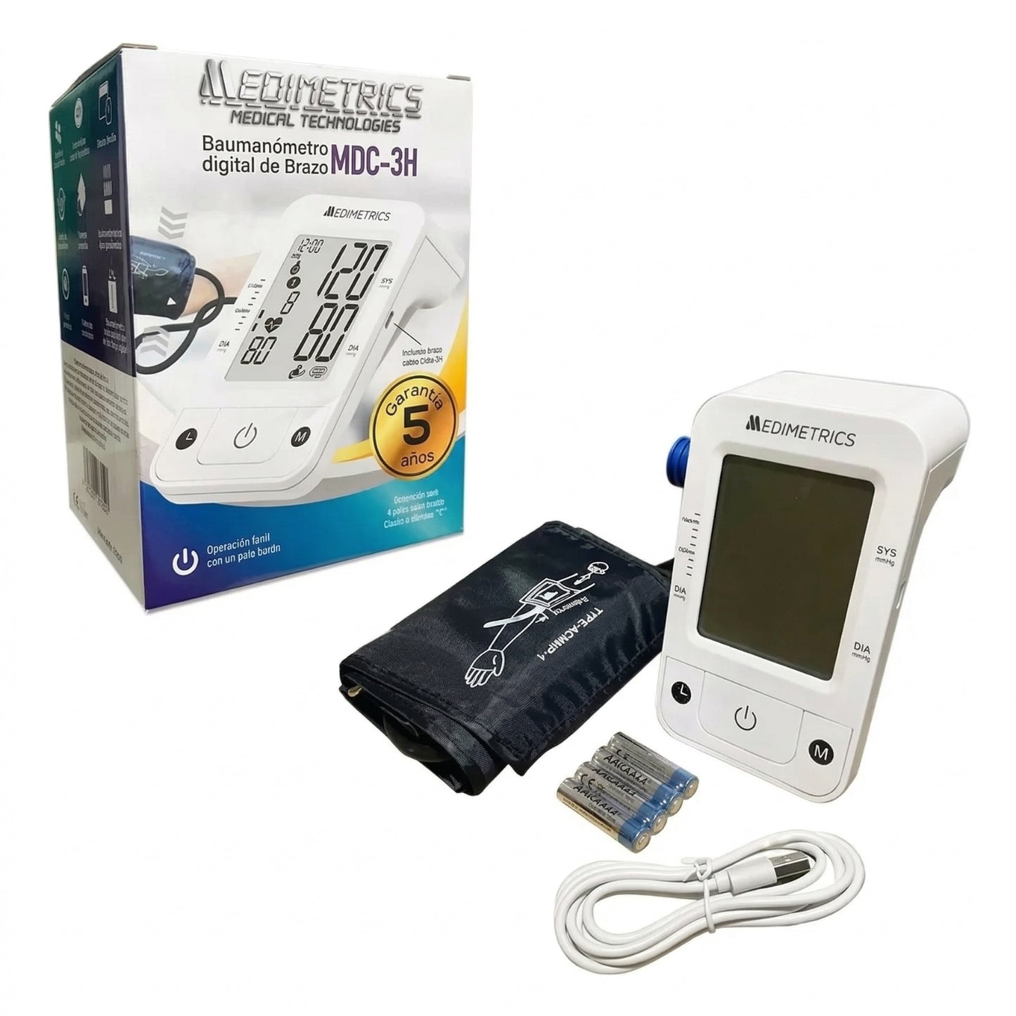 FreeStyle Libre 2 Plus Sensor + Baumanómetro de Brazo Medimetrics MDC-3H