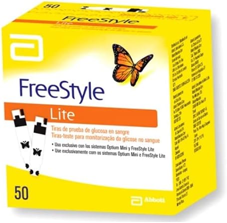 Tiras Reactivas FreeStyle Optium (Caja con 50 - Empaque Individual)