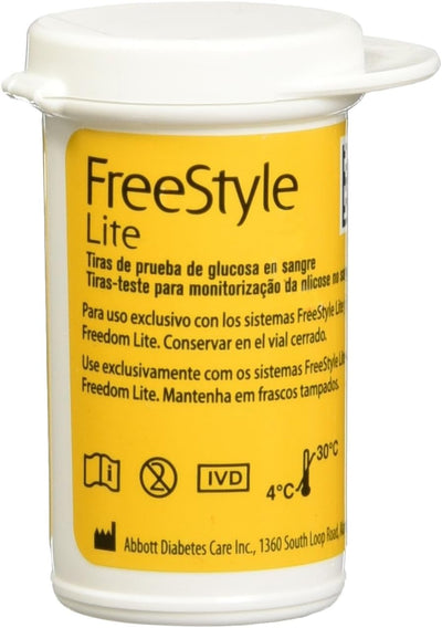 Tiras Reactivas FreeStyle Lite (Caja con 50 piezas)