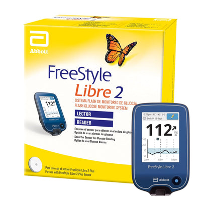 Kit de Inicio Freestyle Libre 2 Plus 1 Lector más 1 sensor (15 días)