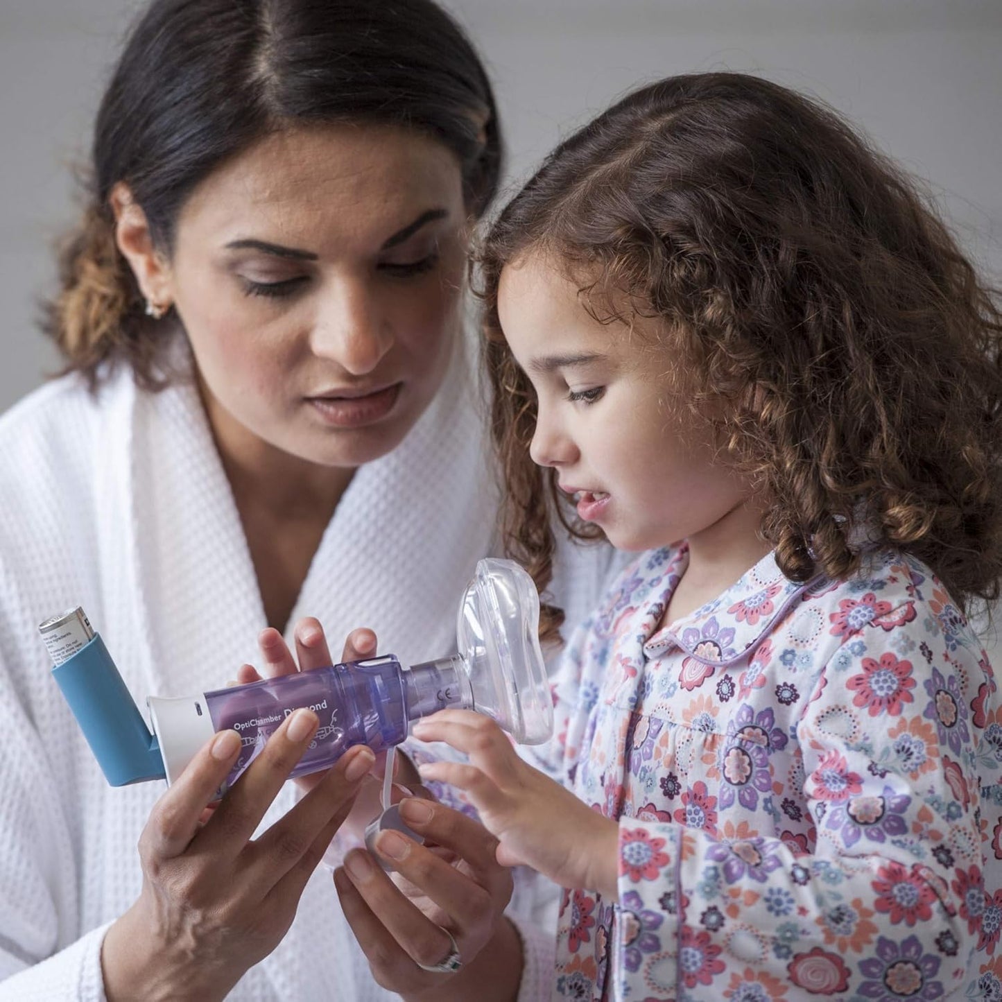 Cámara de Inhalación Philips OptiChamber Diamond (Mascarilla Mediana)