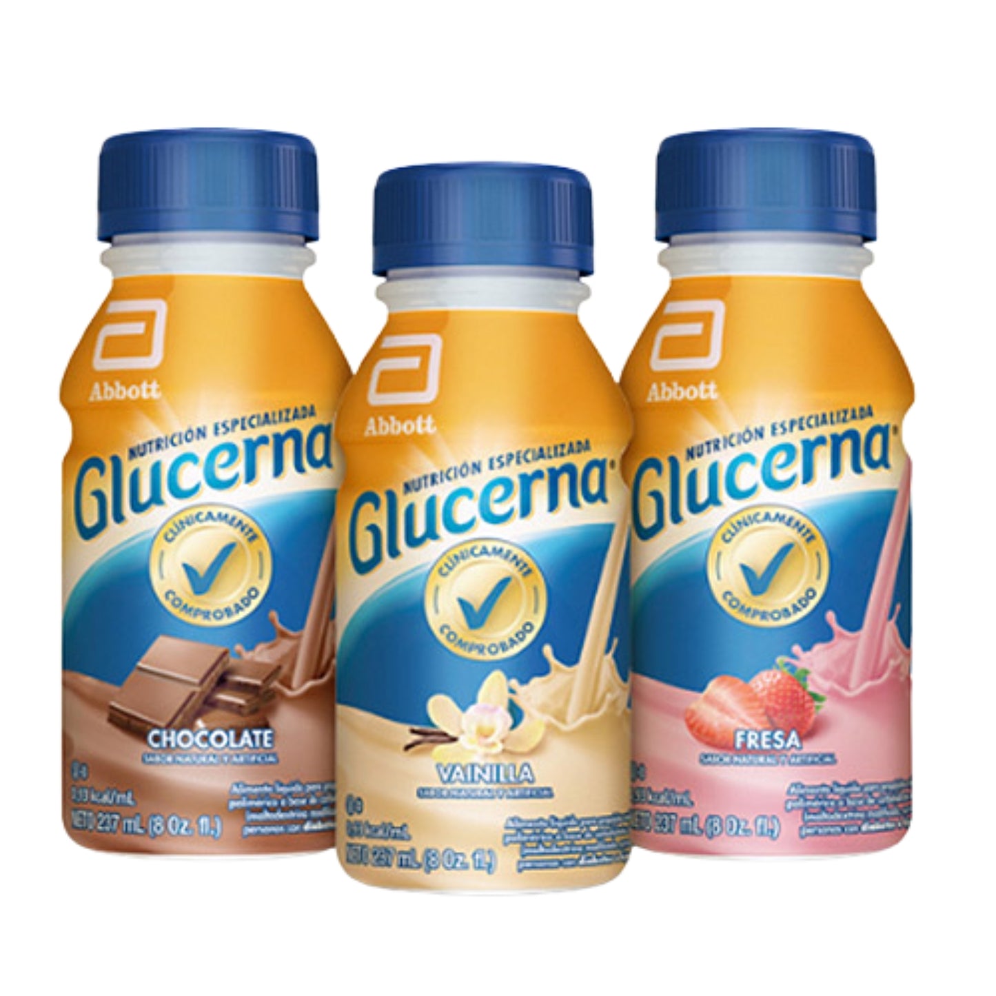 Glucerna 6 Pack 237 ml | Bebida Nutricional para Control de Glucosa, Sin Azúcar, con Proteína, Fibra y Vitaminas