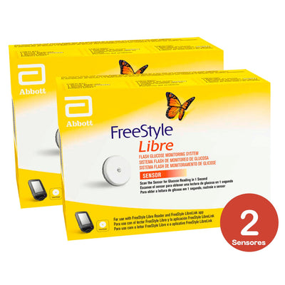 Freestyle - Sensor LIBRE Sistema Flash para el Monitoreo de Glucosa, 2 Sensores