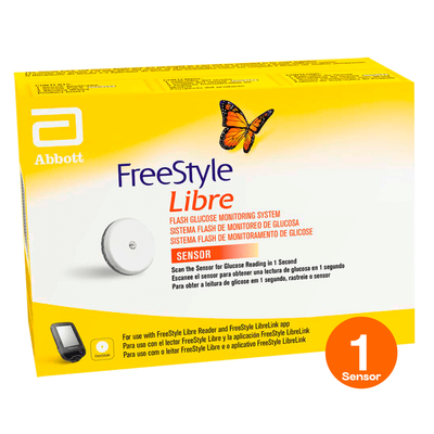 Freestyle - Sensor LIBRE Sistema Flash para el Monitoreo de Glucosa, caja con 1 Sensor (Sistema de 14 días)