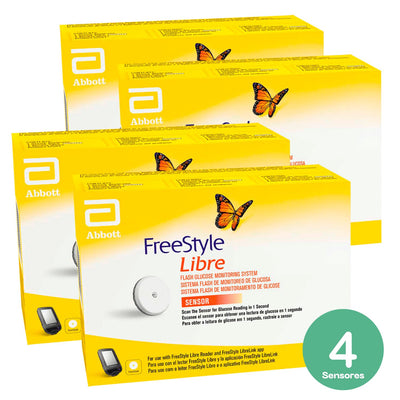 FreeStyle Kit de 4 Sensores FreeStyle Libre (Suministro para 56 días)