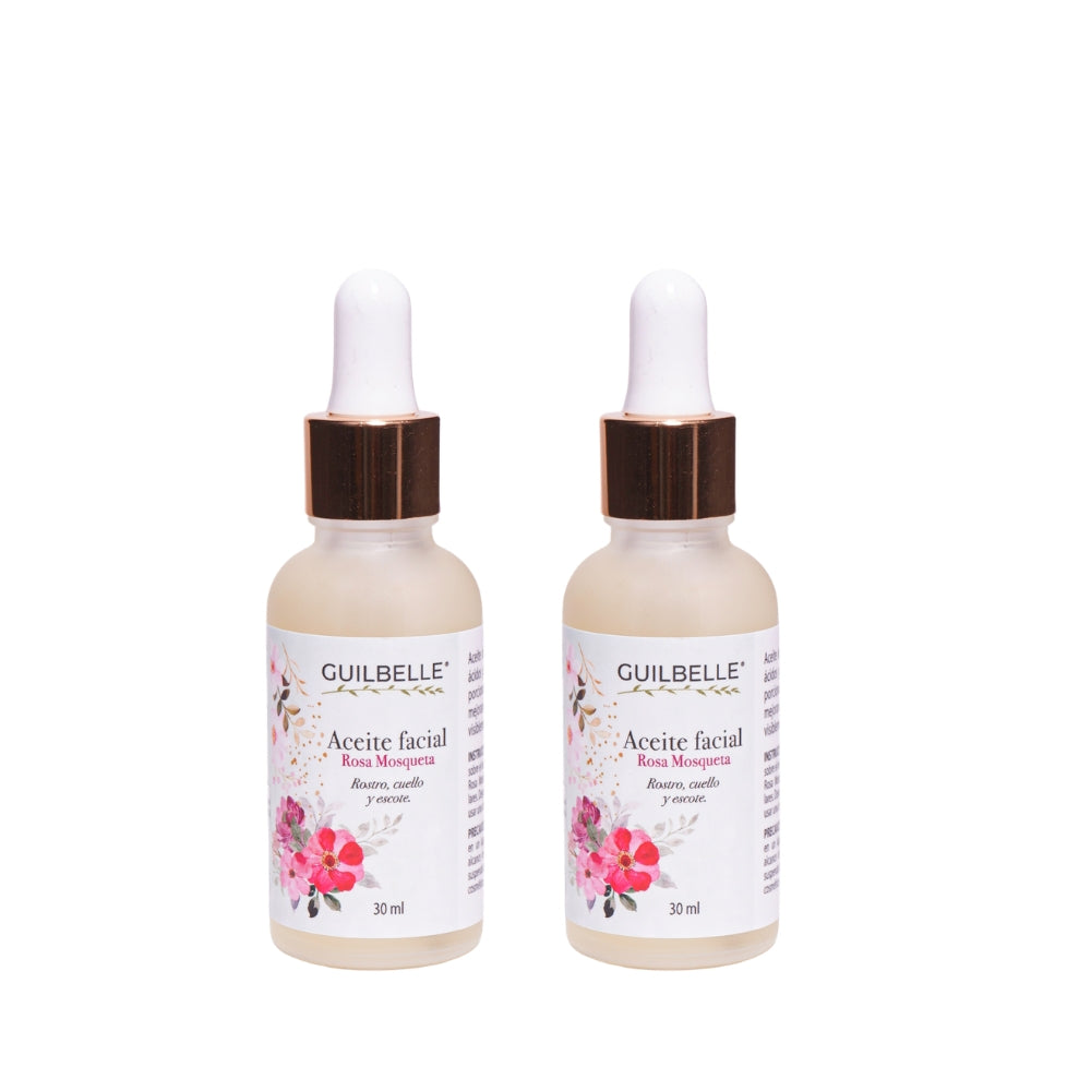 Kit Dúo: Aceite Facial de Rosa Mosqueta Guilbelle (2x30ml)