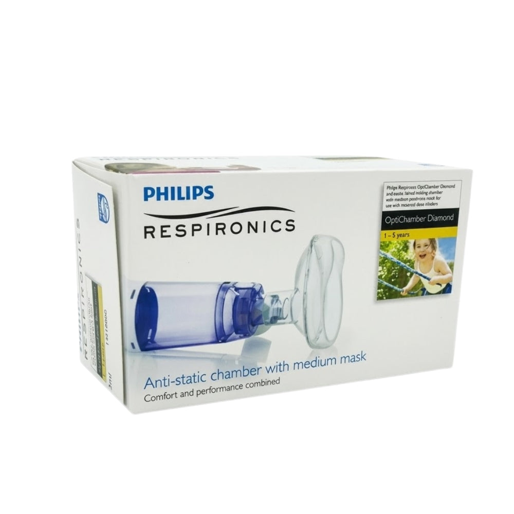 Cámara de Inhalación Philips OptiChamber Diamond (Mascarilla Mediana)